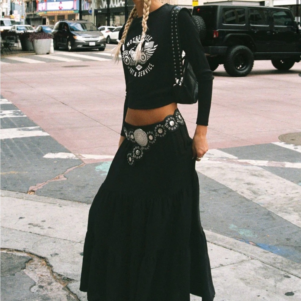 Princess Polly midi/maxi Black Skirt